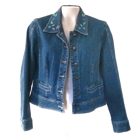 Petite Sophisticate Jackets & Blazers - Petite Sophisticate Jean Jacket